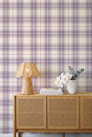 Notting Hill in Lilac Wallpaper