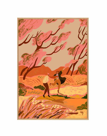 November by Arty Guava | Framed Canvas Art Print from Olive et Oriel where you can shop wallpaper and artworks online