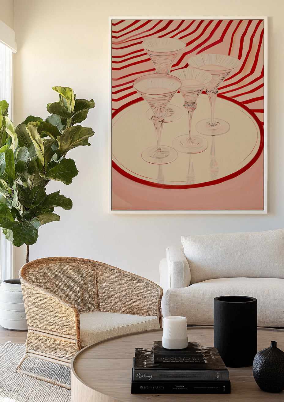 Now It's A Party | Framed Canvas Art Print