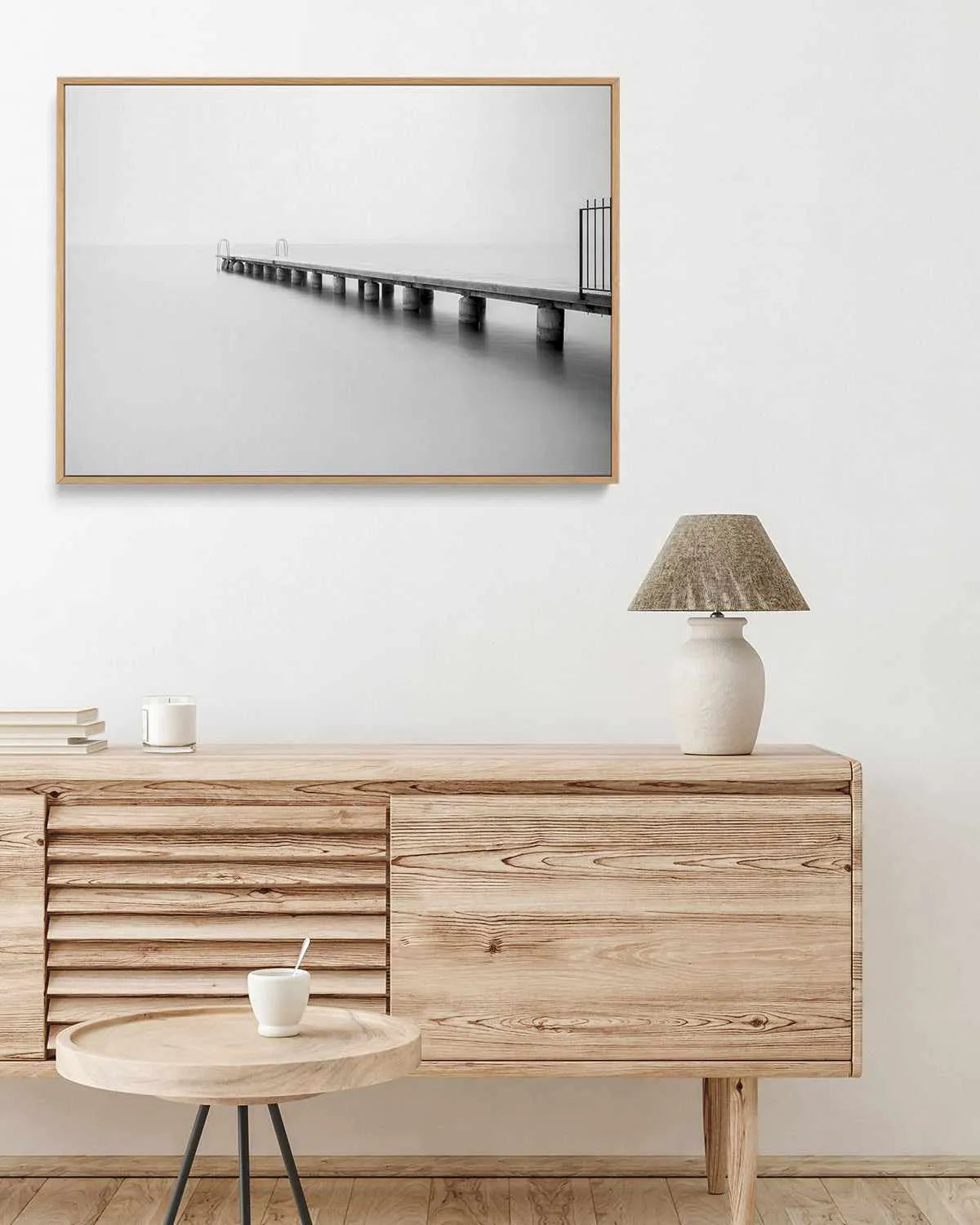 Nowhere by Design Fabrikken | Framed Canvas Art Print from Olive et Oriel where you can shop wallpaper and artworks online