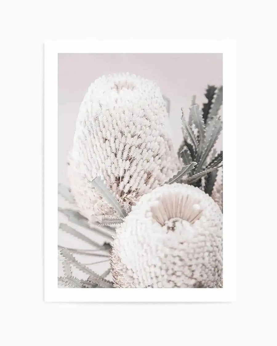 Nude Banksia II Art Print from Olive et Oriel where you can shop wallpaper and artworks online