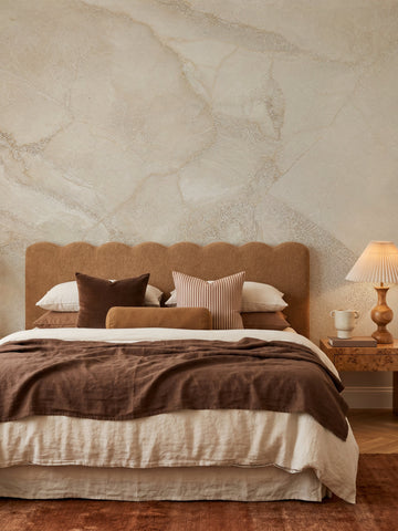 Nude Beige Marble Mural Wallpaper
