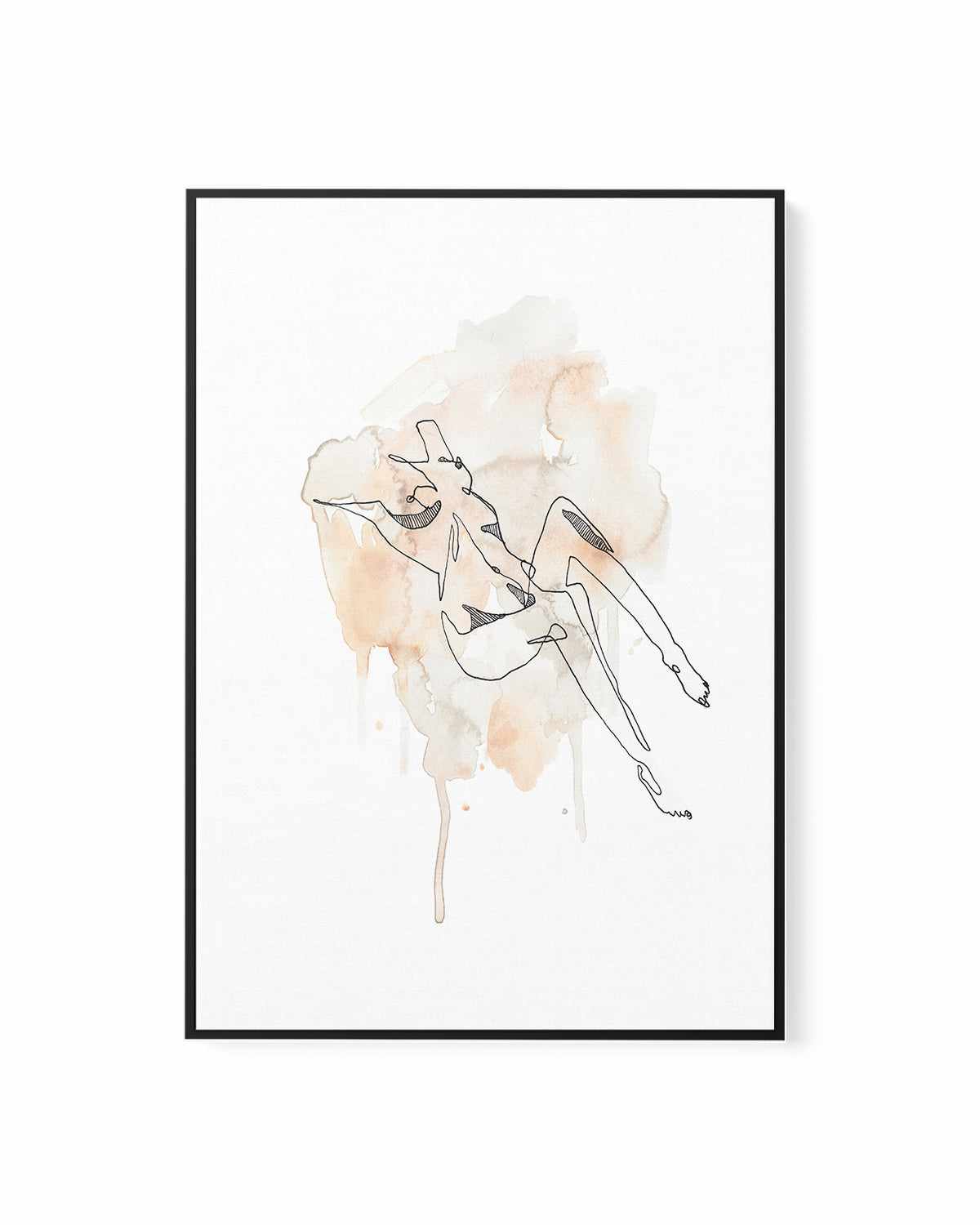 Nude III by Maku Fenaroli | Framed Canvas Art Print