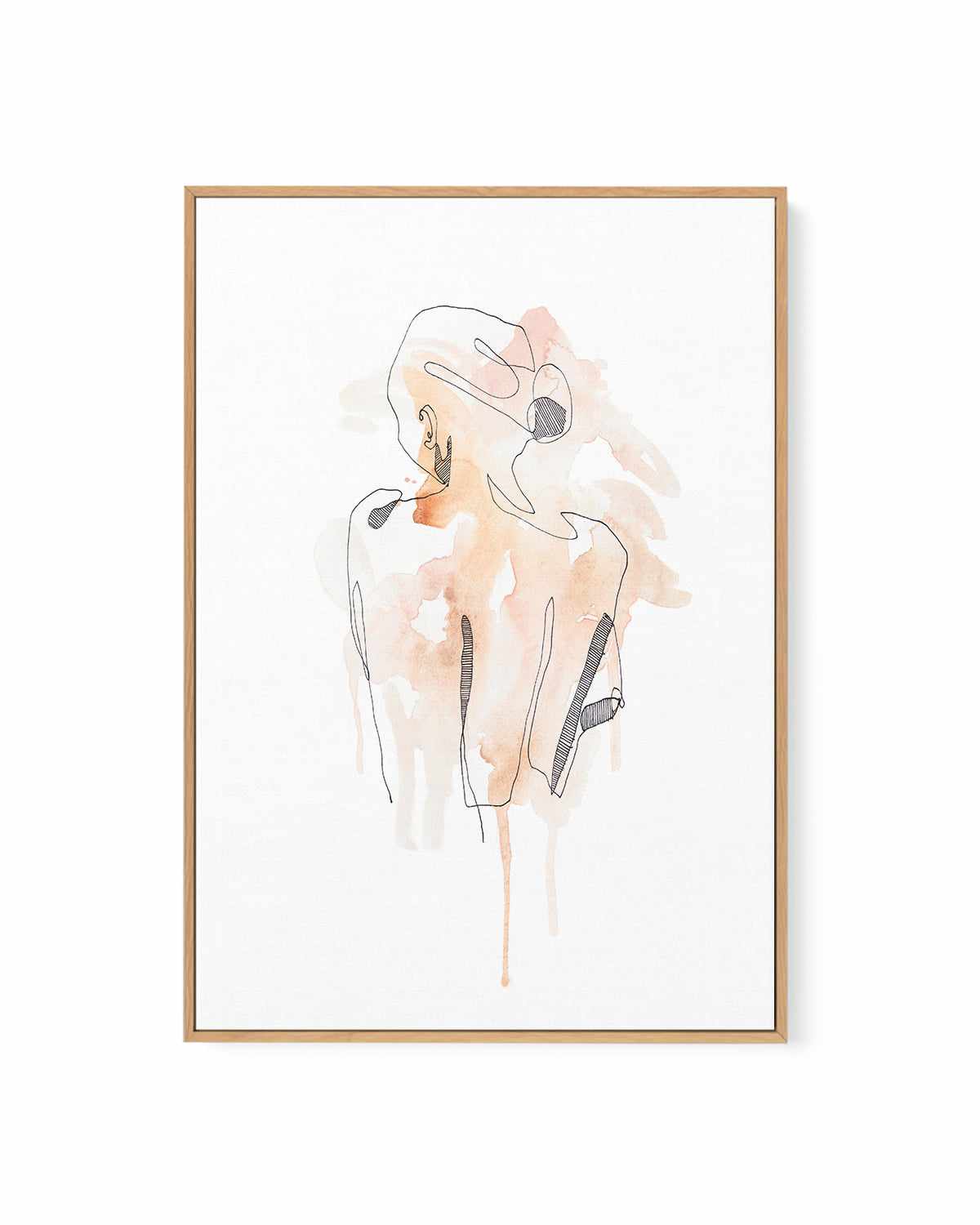 Nude IV by Maku Fenaroli | Framed Canvas Art Print