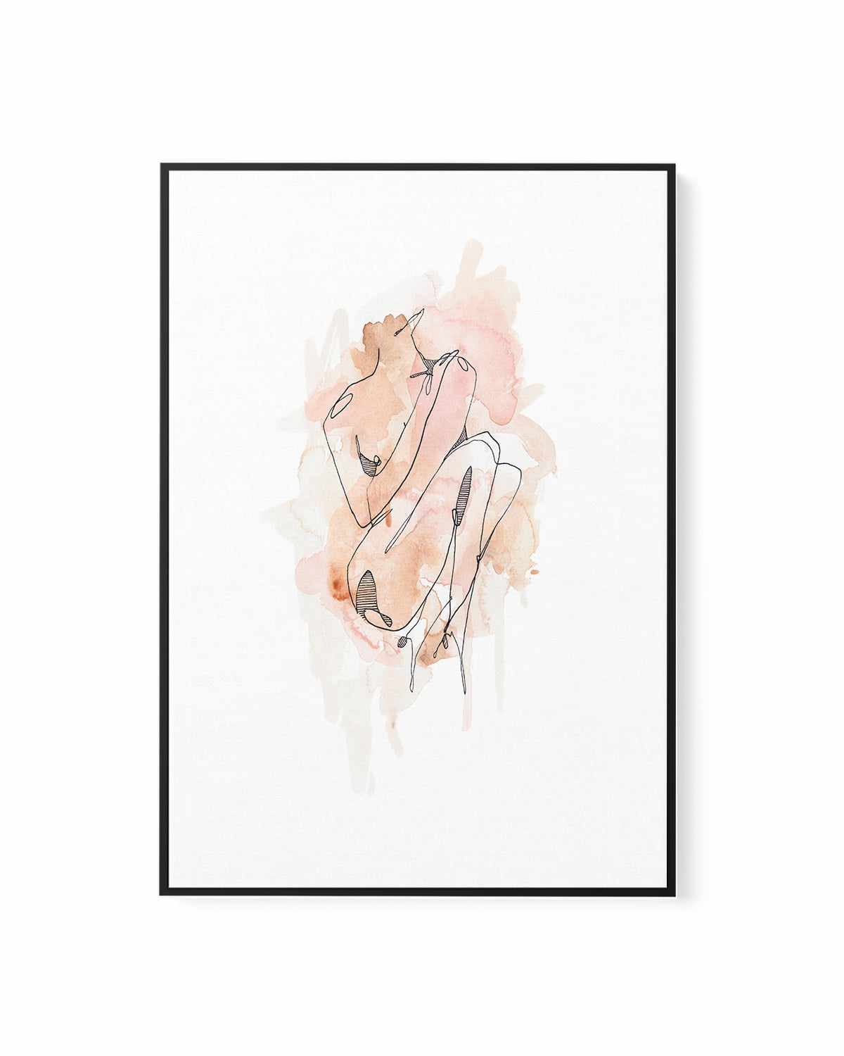 Nude V by Maku Fenaroli | Framed Canvas Art Print