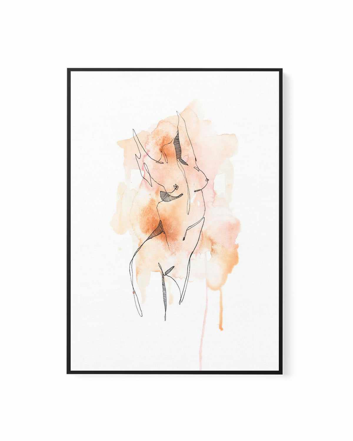 Nude VI by Maku Fenaroli | Framed Canvas Art Print