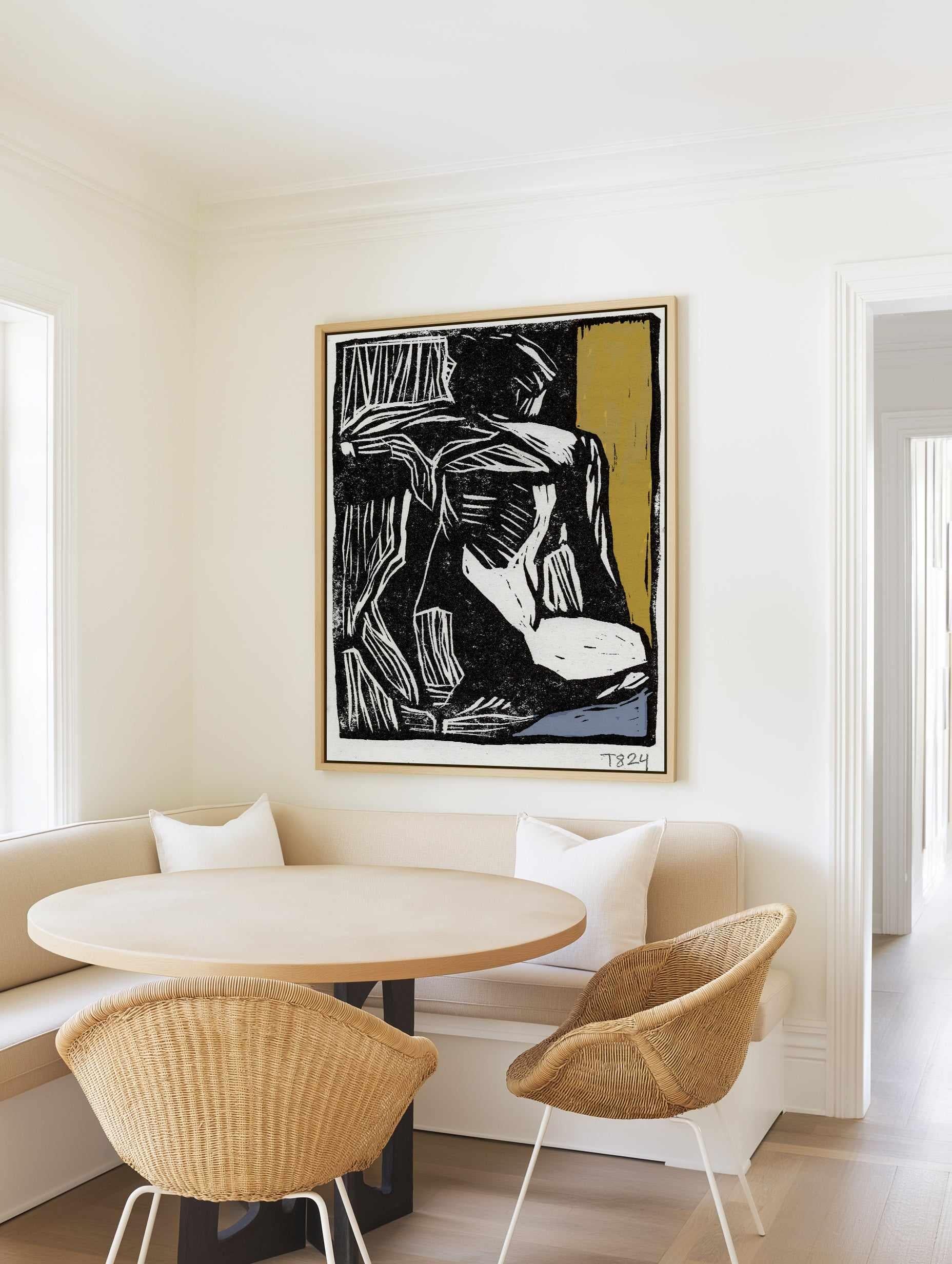Nude at Window by Tore Bahnson | Framed Canvas Art Print from Olive et Oriel where you can shop wallpaper and artworks online