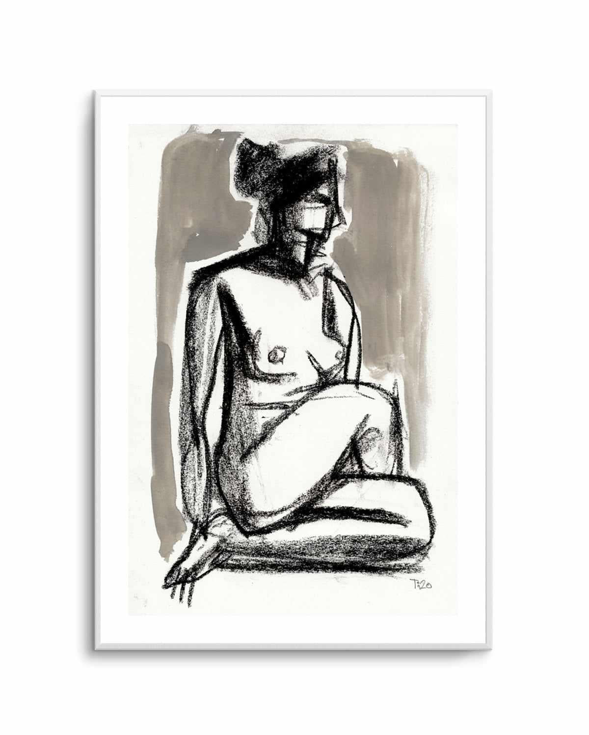 Nude with Crossed Legs by Tore Bahnson | Art Print from Olive et Oriel where you can shop wallpaper and artworks online