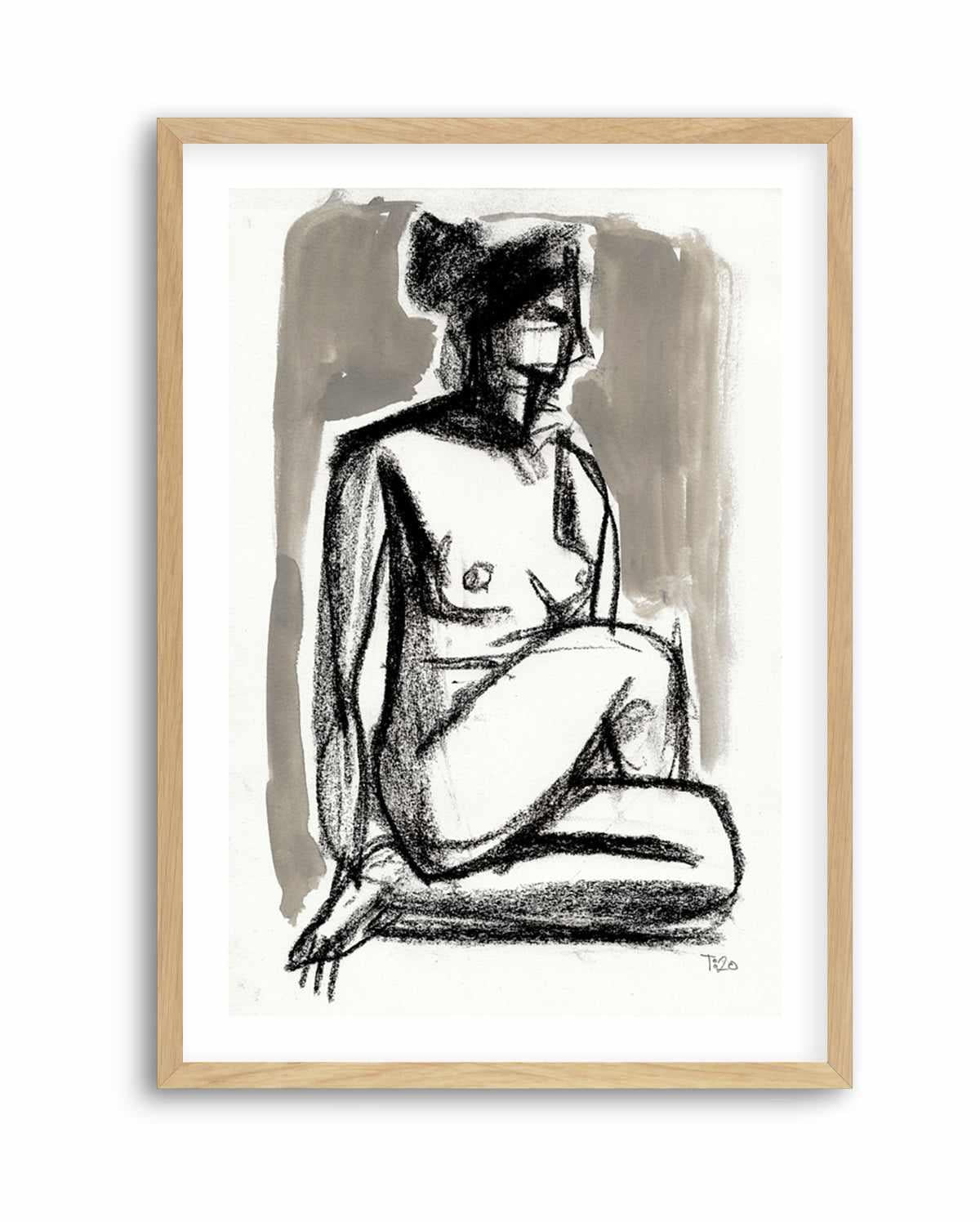 Nude with Crossed Legs by Tore Bahnson | Art Print from Olive et Oriel where you can shop wallpaper and artworks online