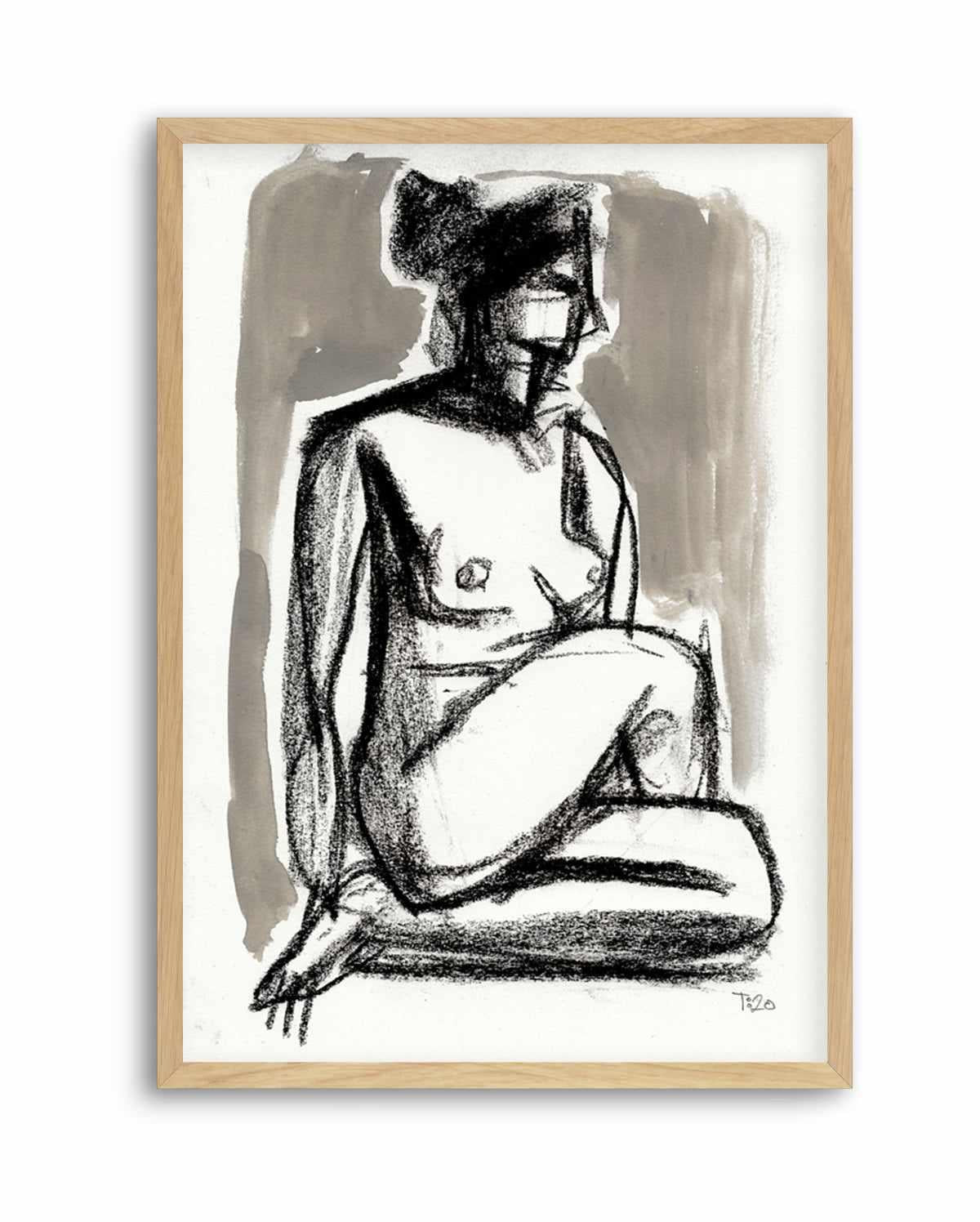 Nude with Crossed Legs by Tore Bahnson | Art Print from Olive et Oriel where you can shop wallpaper and artworks online