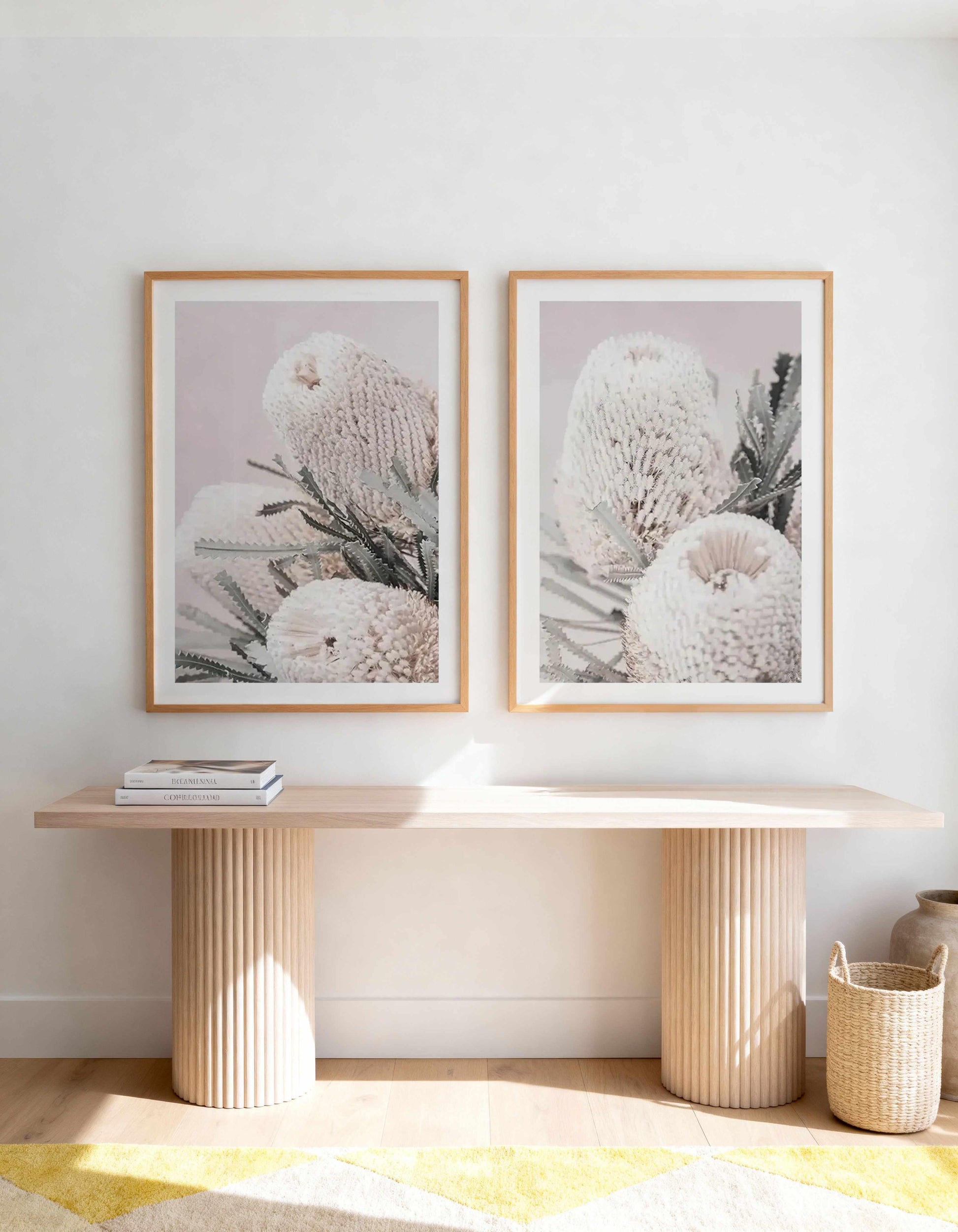 Nude Banksia I & II Art Print Set of 2 | Matching Wall Art from Olive et Oriel where you can shop wallpaper and artworks online