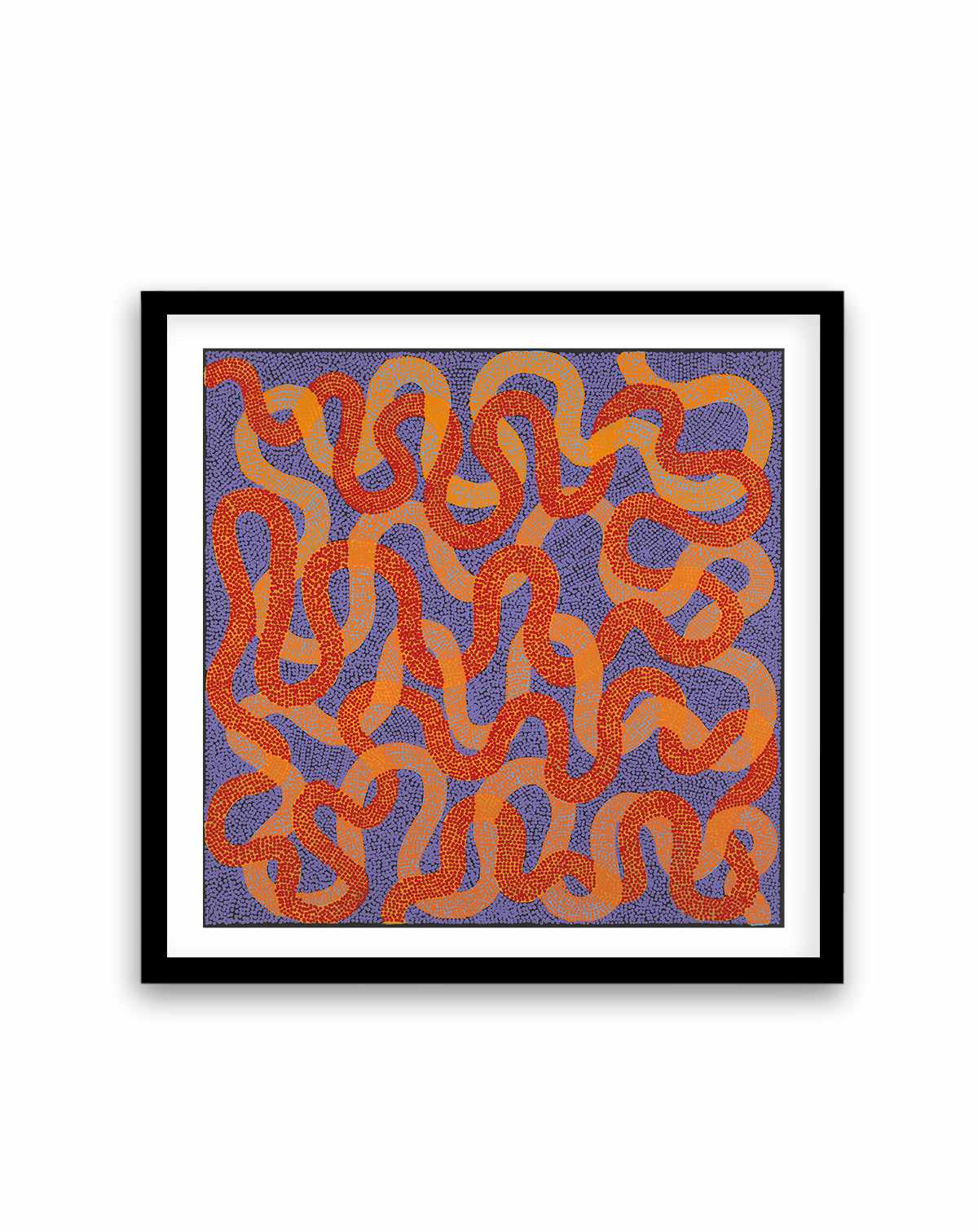 Warlukurlangu Jukurrpa (Fire country Dreaming) by Vanetta Nampijinpa Hudson | Art Print