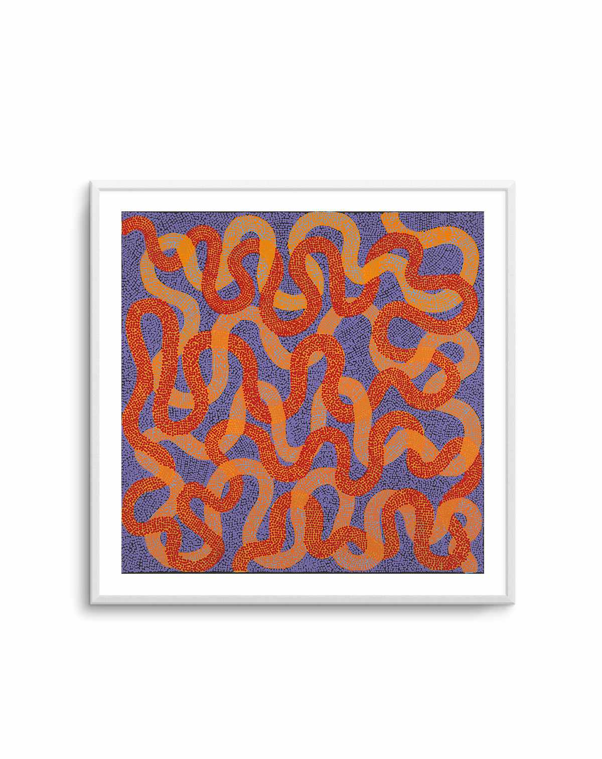 Warlukurlangu Jukurrpa (Fire country Dreaming) by Vanetta Nampijinpa Hudson | Art Print