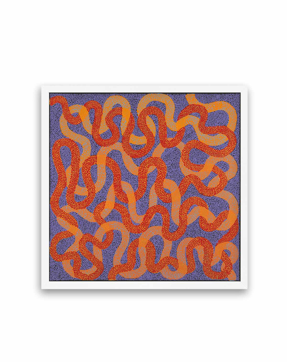 Warlukurlangu Jukurrpa (Fire country Dreaming) by Vanetta Nampijinpa Hudson | Art Print