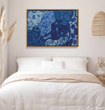 Lappi Lappi Dreaming by Magda Nakamarra Curtis | Framed Canvas Art Print