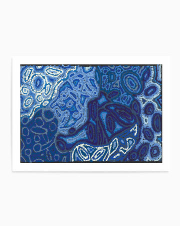 Lappi Lappi Dreaming by Magda Nakamarra Curtis | Art Print from Olive et Oriel where you can shop wallpaper and artworks online