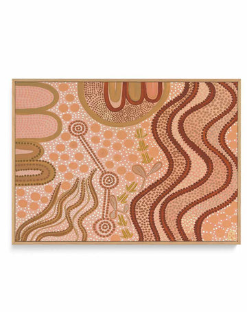 Moving On by Bigi Nagala | Framed Canvas Art Print from Olive et Oriel where you can shop wallpaper and artworks online