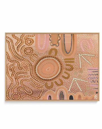Sandy Dunes by Bigi Nagala | Framed Canvas Art Print from Olive et Oriel where you can shop wallpaper and artworks online