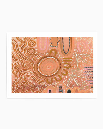 Sandy Dunes by Bigi Nagala | Art Print from Olive et Oriel where you can shop wallpaper and artworks online