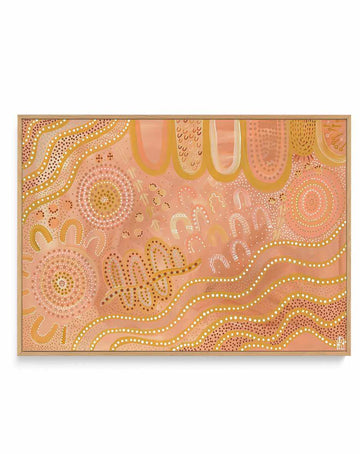 Warm Seasons by Bigi Nagala | Framed Canvas Art Print from Olive et Oriel where you can shop wallpaper and artworks online