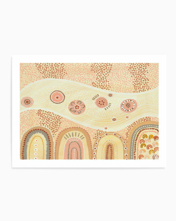 Waterflow by Bigi Nagala | Art Print from Olive et Oriel where you can shop wallpaper and artworks online