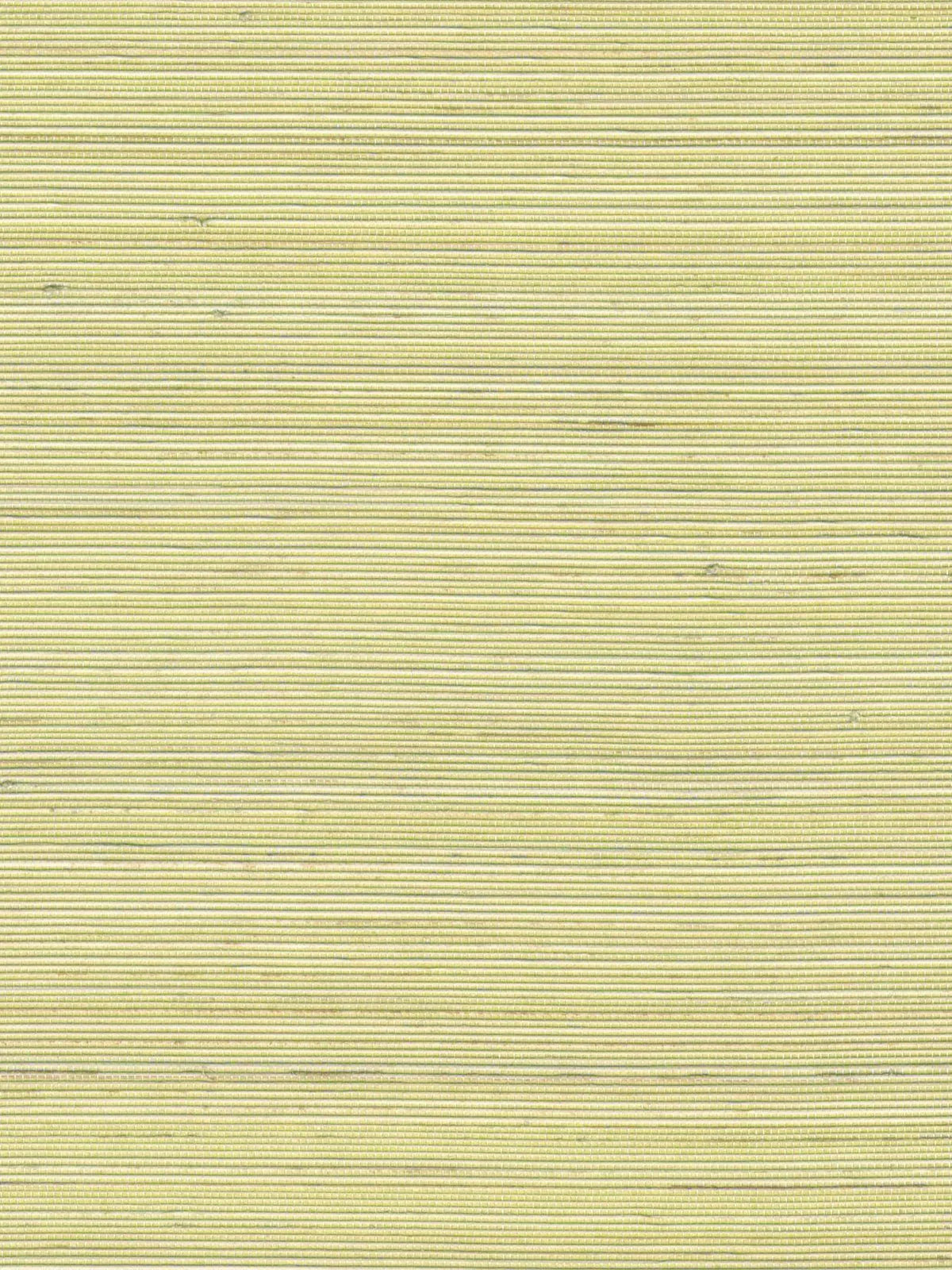 Pale Yellow Linear Abaca Wallpaper — 3:4 close-up of woven texture