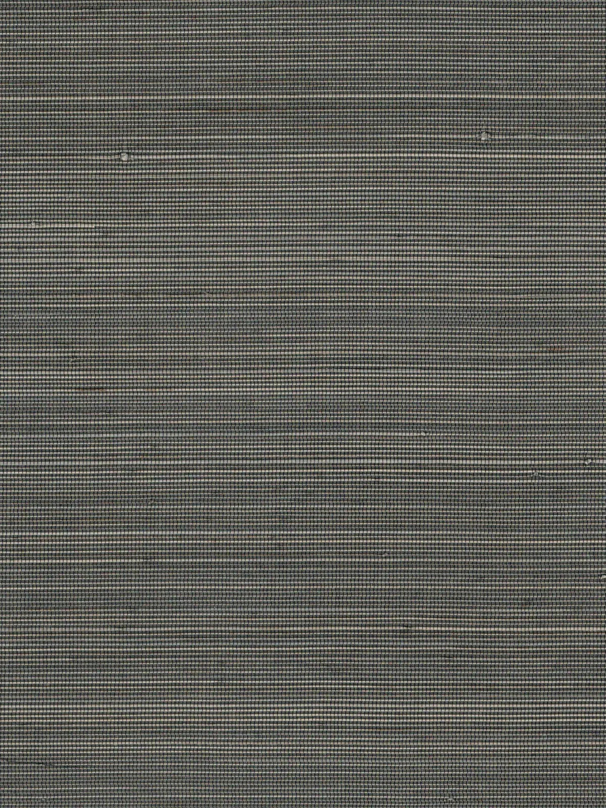 Dark Charcoal Green Woven Abaca Wallpaper — 3:4 close-up of woven texture