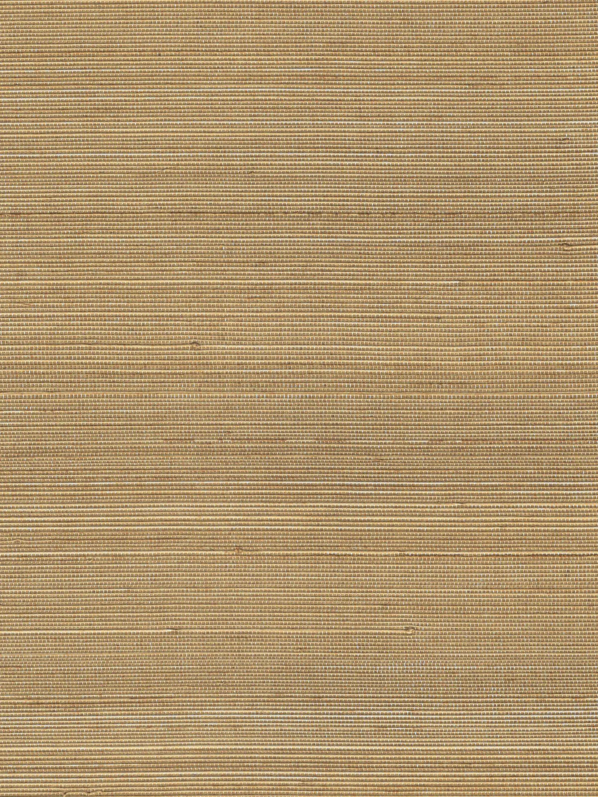 Bronze Brown Textured Abaca Wallpaper — 3:4 close-up of woven texture