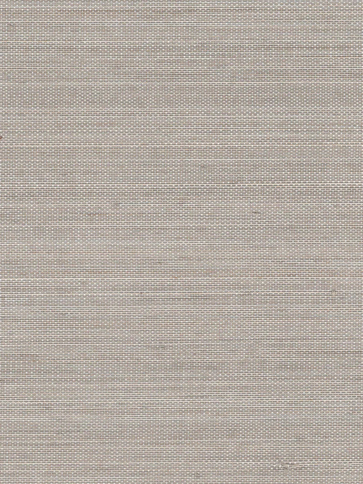 Stone Grey Basketweave Abaca Wallpaper — 3:4 close-up of woven texture