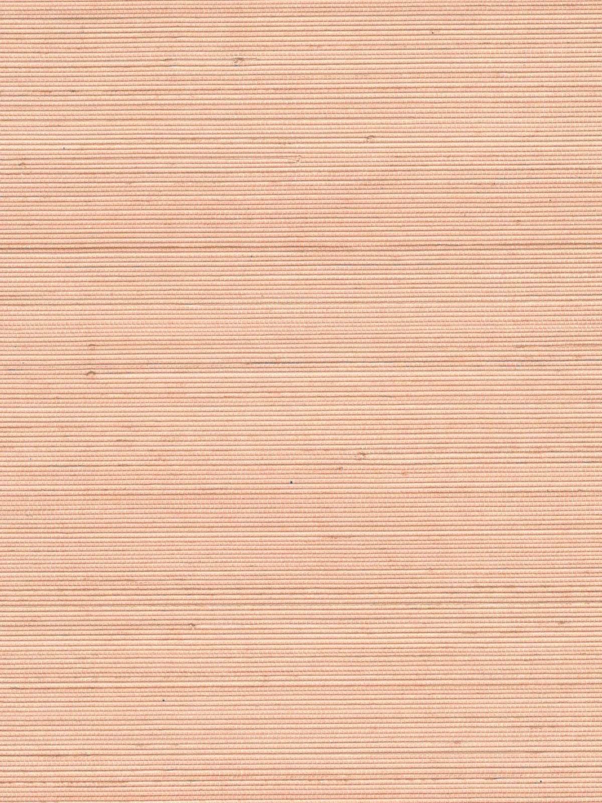 Peach Pink Textured Abaca Wallpaper — 3:4 close-up of woven texture