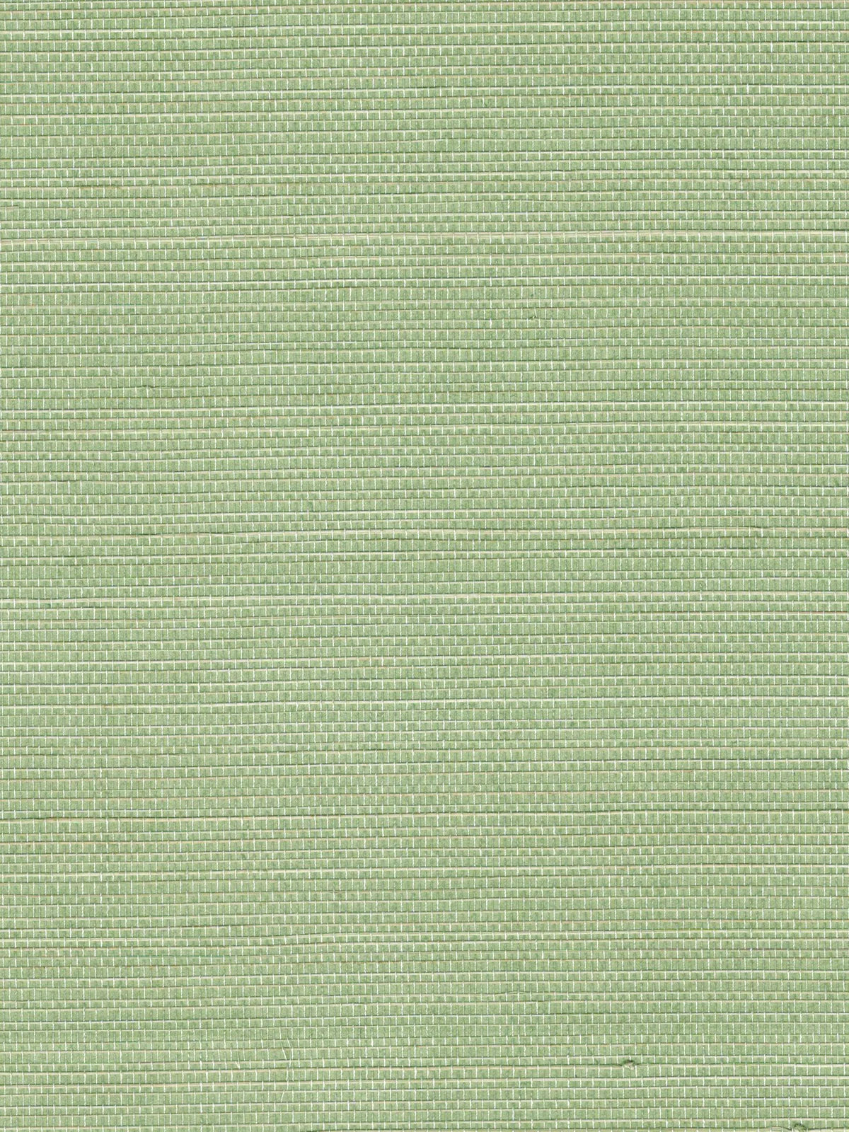 Pistachio Green Basketweave Abaca Wallpaper — 3:4 close-up of woven texture
