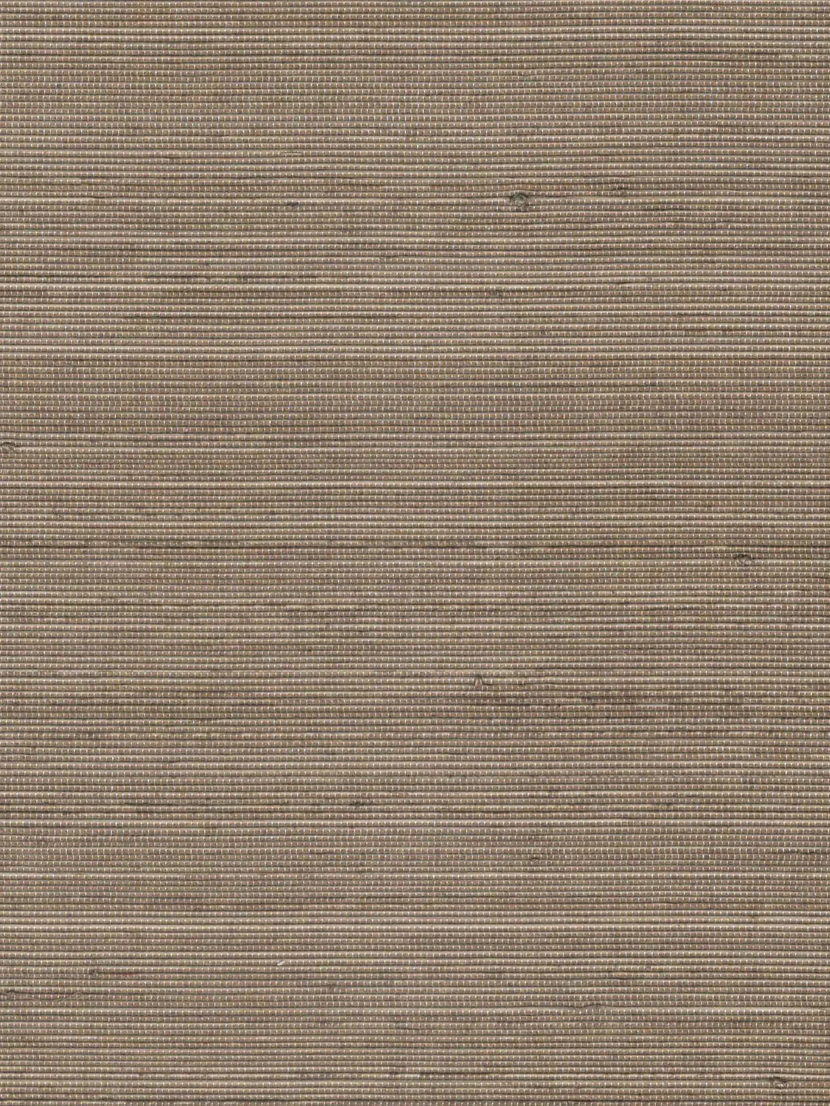 Brown Linear Abaca Wallpaper — 3:4 close-up of woven texture