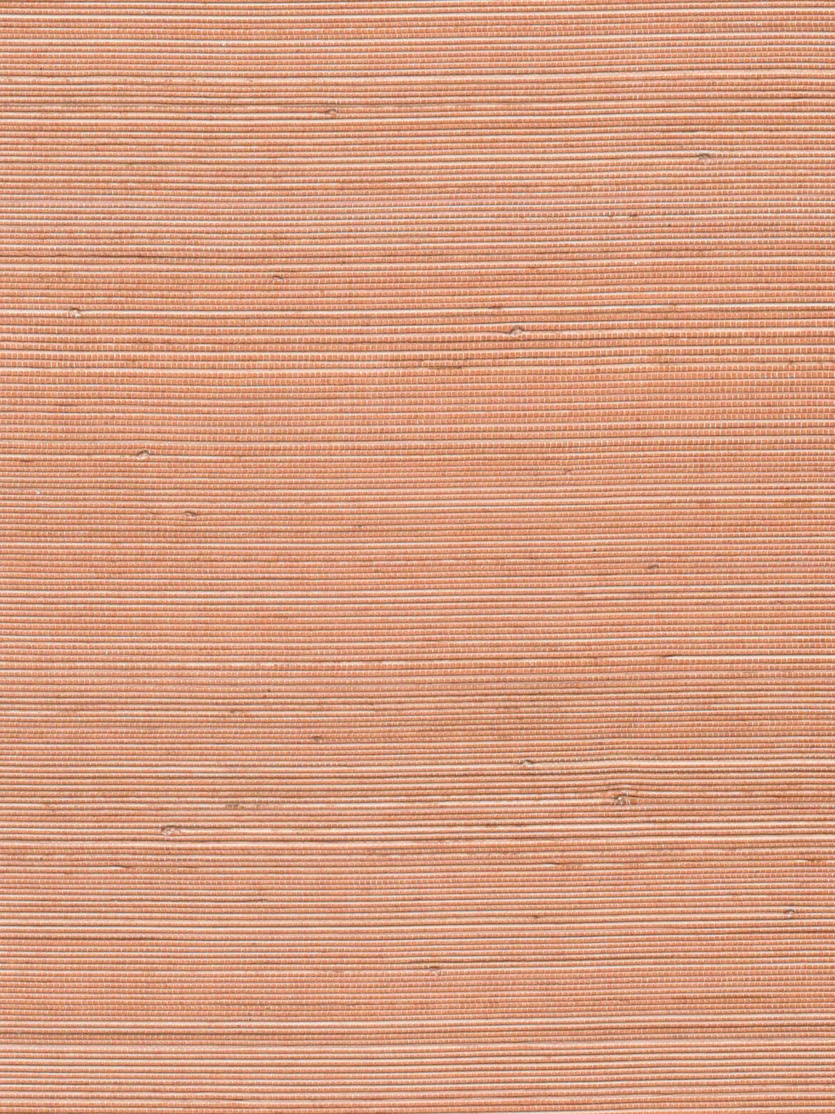 Terracotta Fine Weave Abaca Wallpaper — 3:4 close-up of woven texture