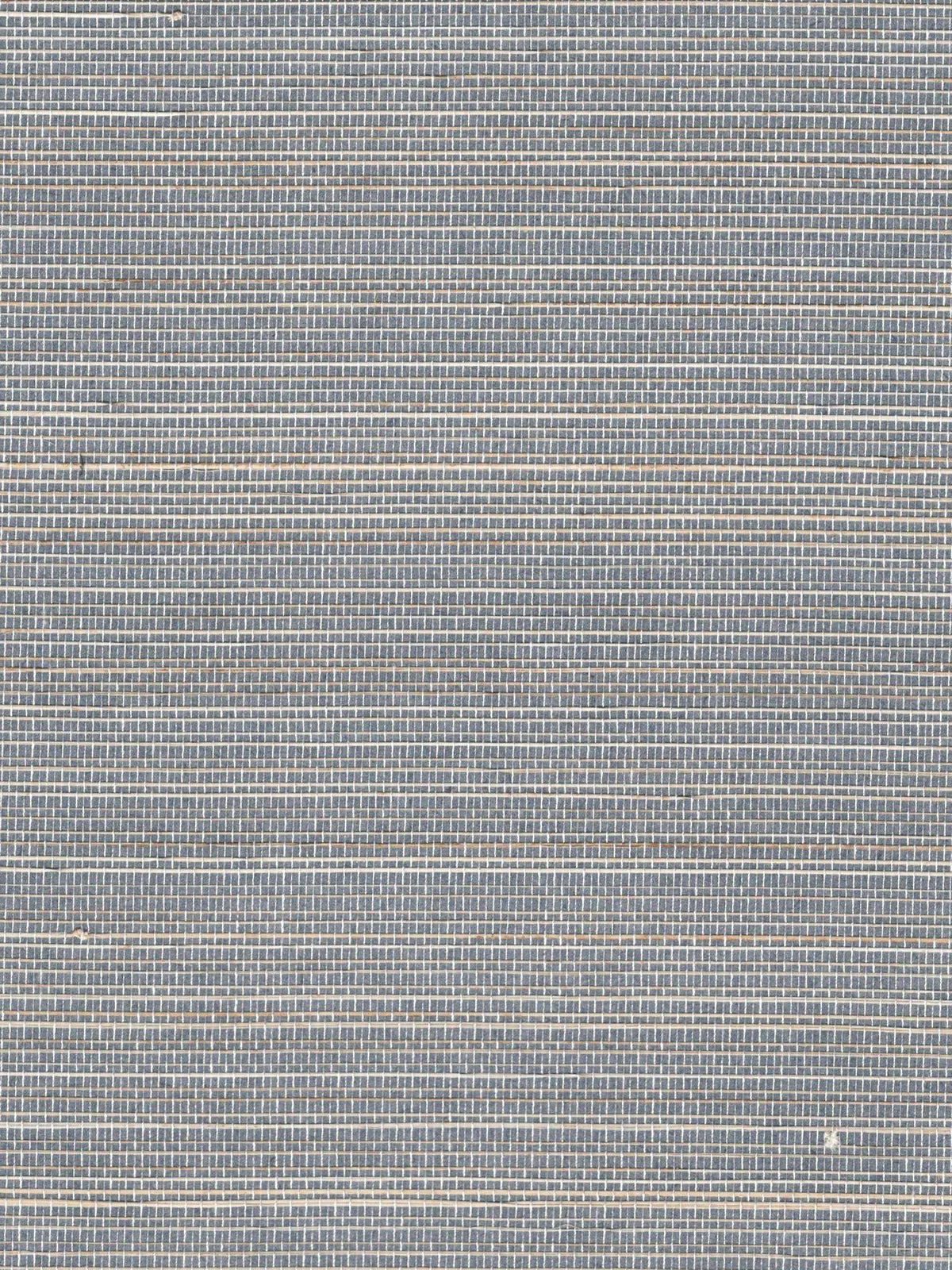 Slate Blue Grey Woven Abaca Wallpaper — 3:4 close-up of woven texture