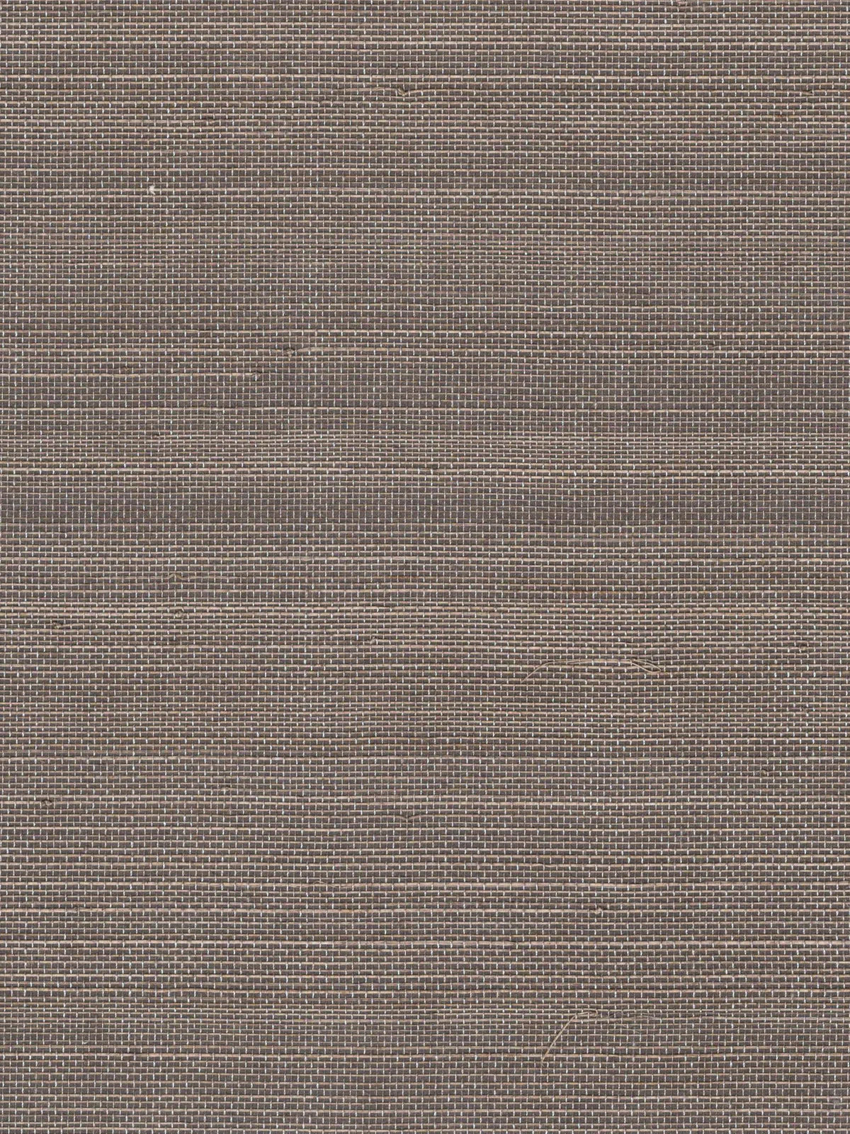 Taupe Brown Woven Abaca Wallpaper — 3:4 close-up of woven texture