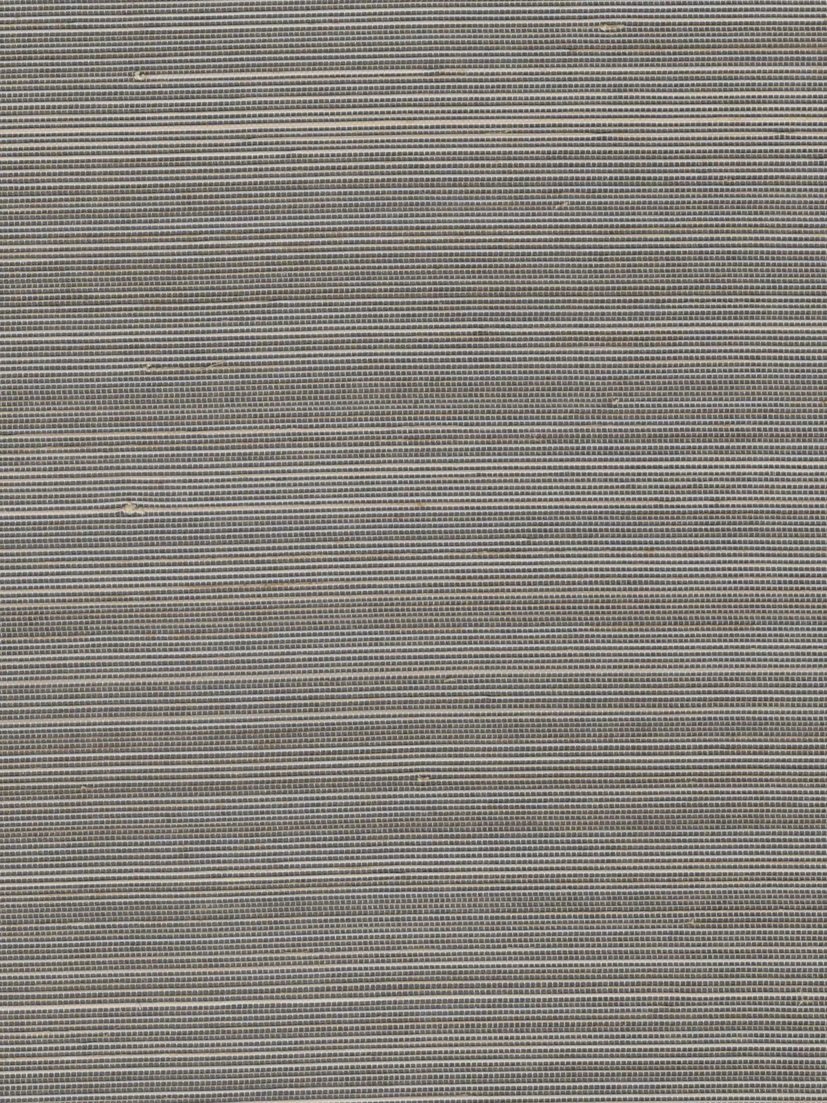 Charcoal Grey Fine Weave Abaca Wallpaper — 3:4 close-up of woven texture