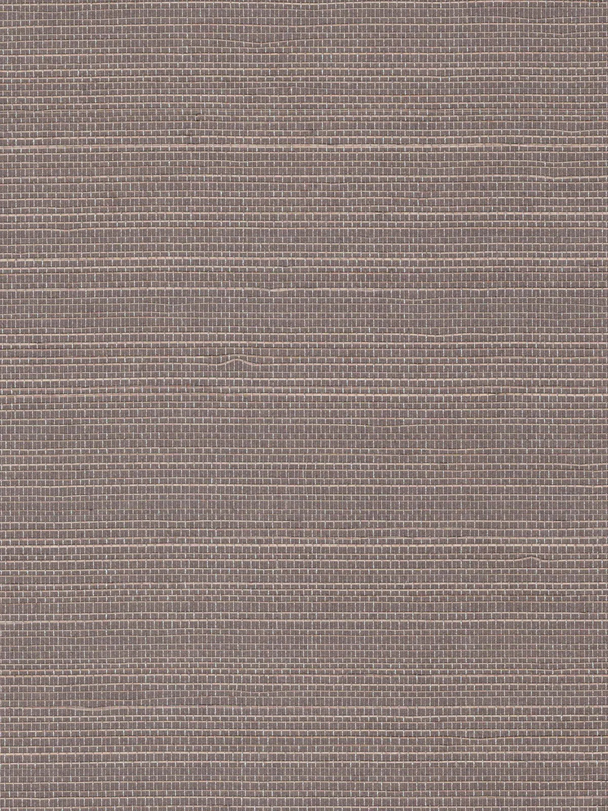 Taupe Grey Open Weave Abaca Wallpaper — 3:4 close-up of woven texture