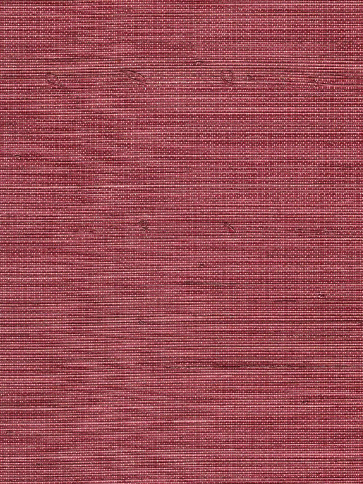 Burgundy Fine Weave Abaca Wallpaper — 3:4 close-up of woven texture