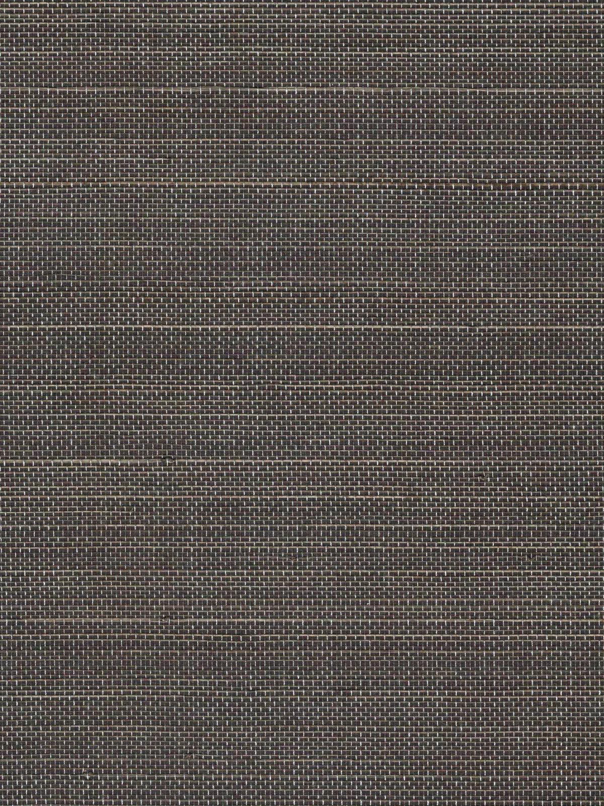 Black Basketweave Abaca Wallpaper — 3:4 close-up of woven texture