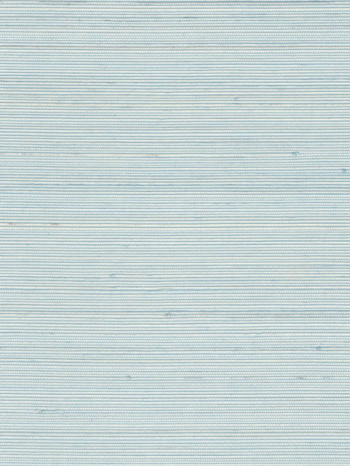 Pale Sky Blue Woven Abaca Wallpaper — 3:4 close-up of woven texture