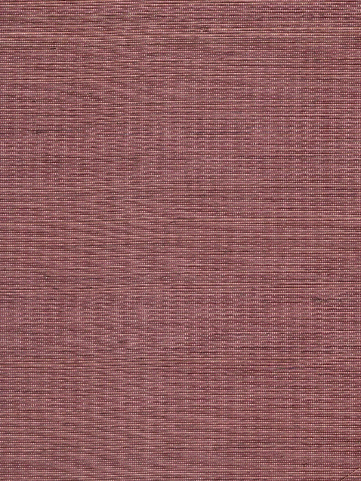 Muted Plum Woven Abaca Wallpaper — 3:4 close-up of woven texture