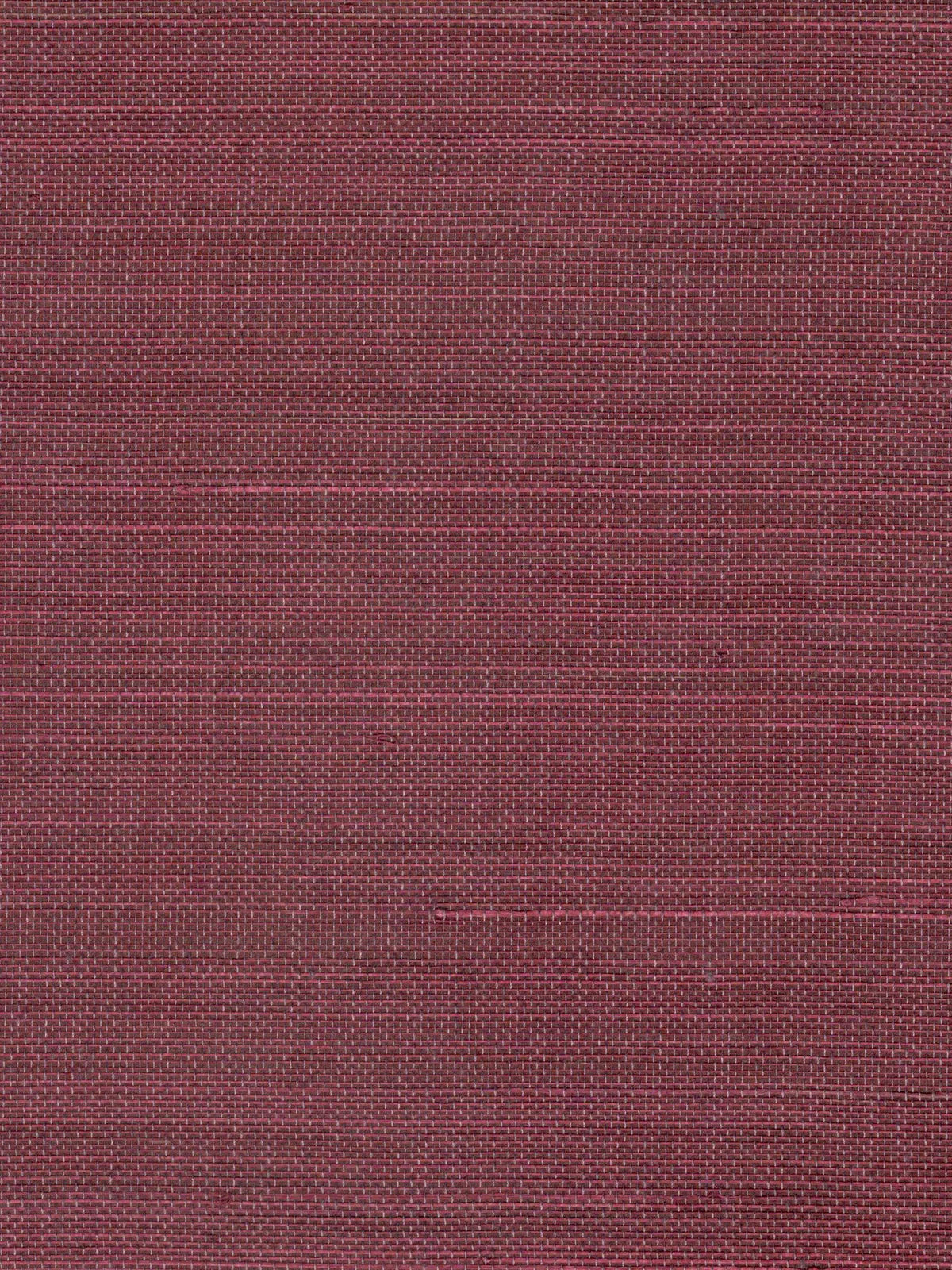 Dark Burgundy Textured Abaca Wallpaper — 3:4 close-up of woven texture