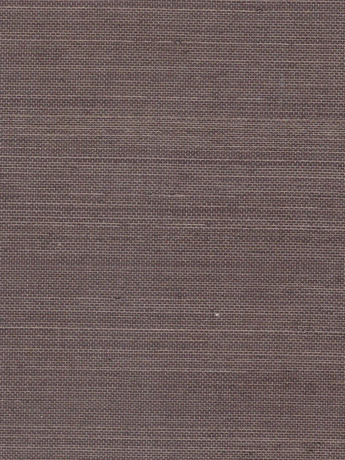 Mauve Brown Basketweave Abaca Wallpaper — 3:4 close-up of woven texture