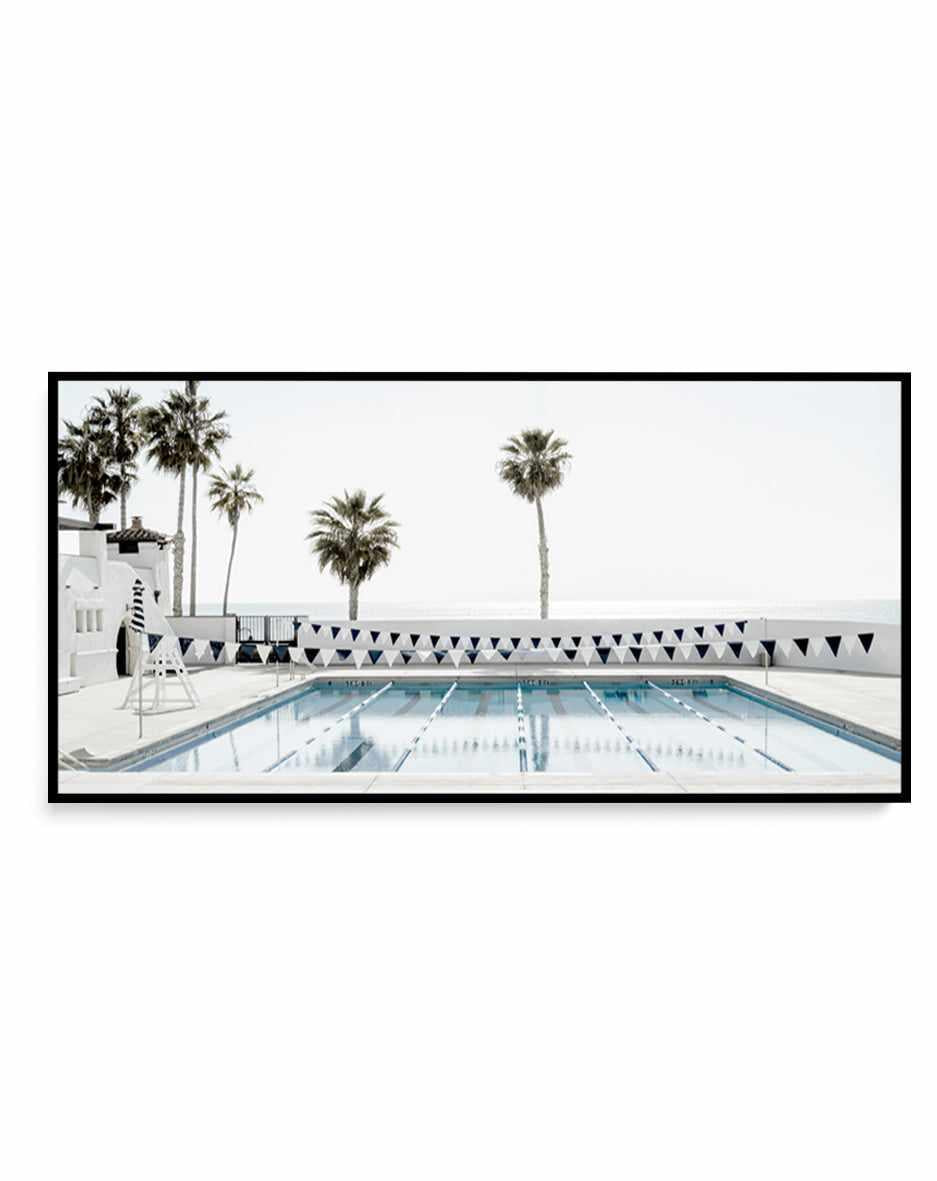 Ole Hanson Beach Club California LS by Michael Geercke | Panoramic Canvas Art Print from Olive et Oriel where you can shop wallpaper and artworks online