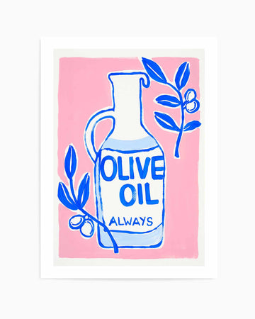 Olive Oil Always by Teena Zerefos | Art Print from Olive et Oriel where you can shop wallpaper and artworks online