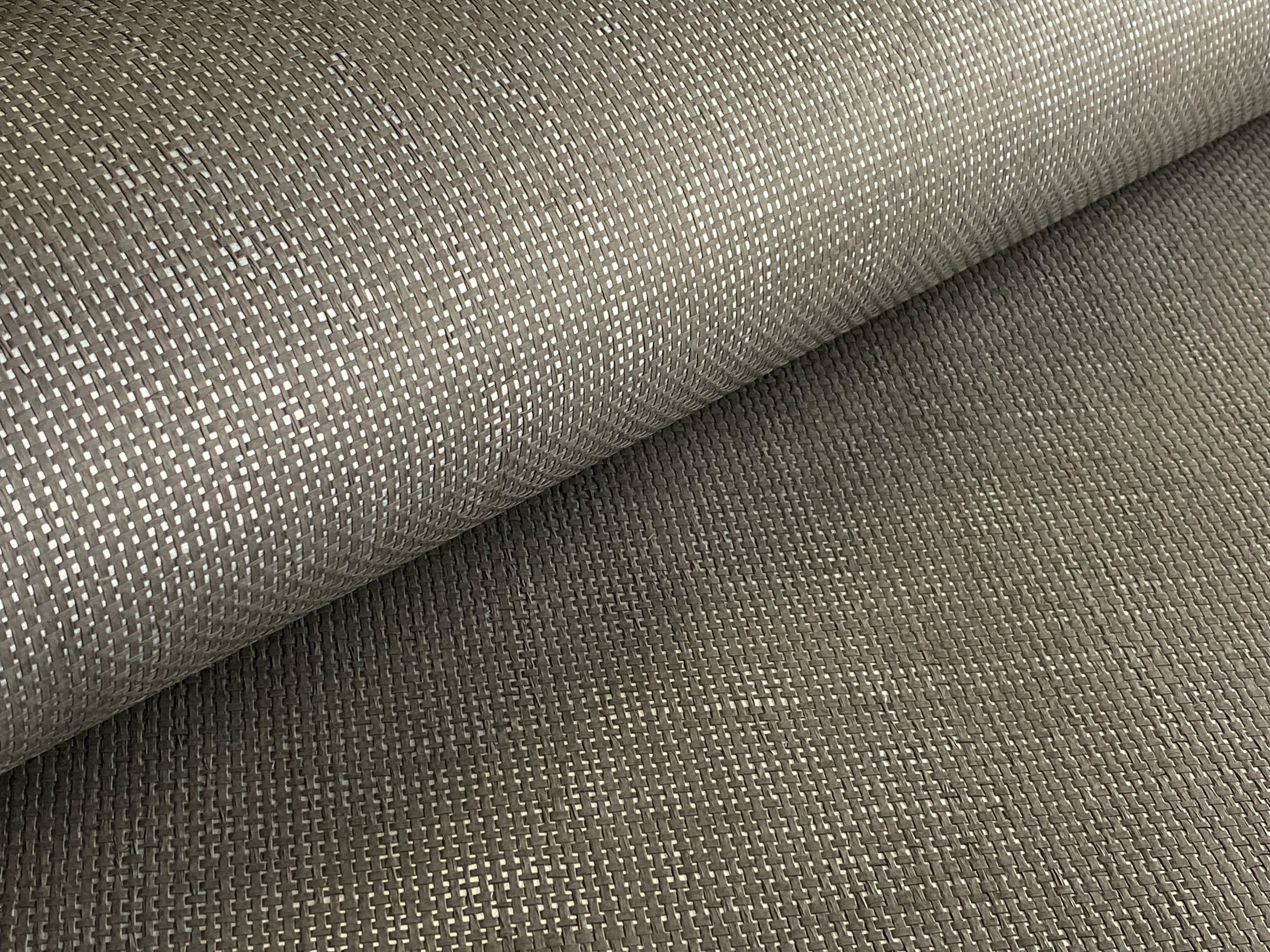 Charcoal & Silver Paperweave Wallpaper