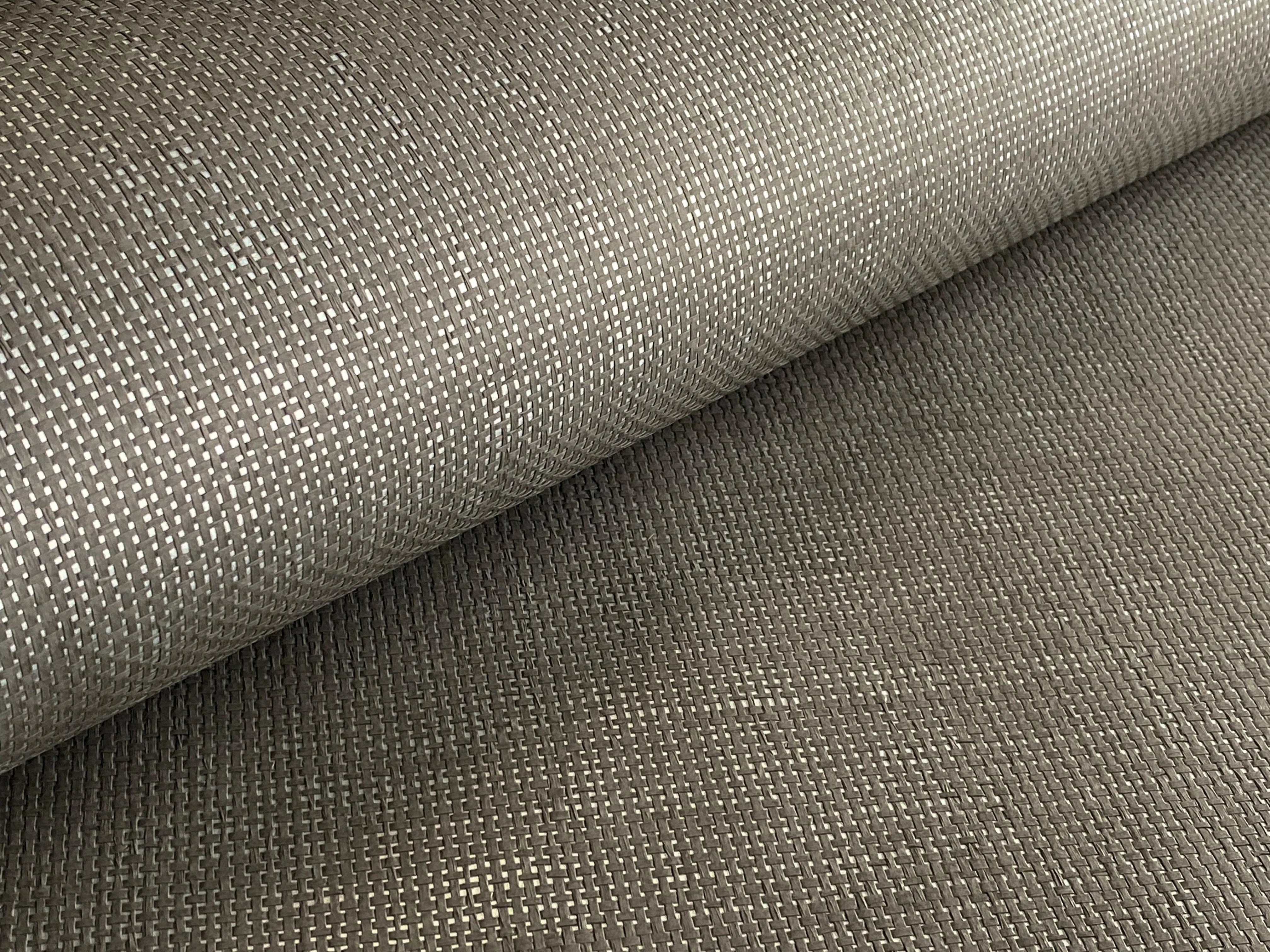 Charcoal & Silver Paperweave Wallpaper from Olive et Oriel where you can shop wallpaper and artworks online