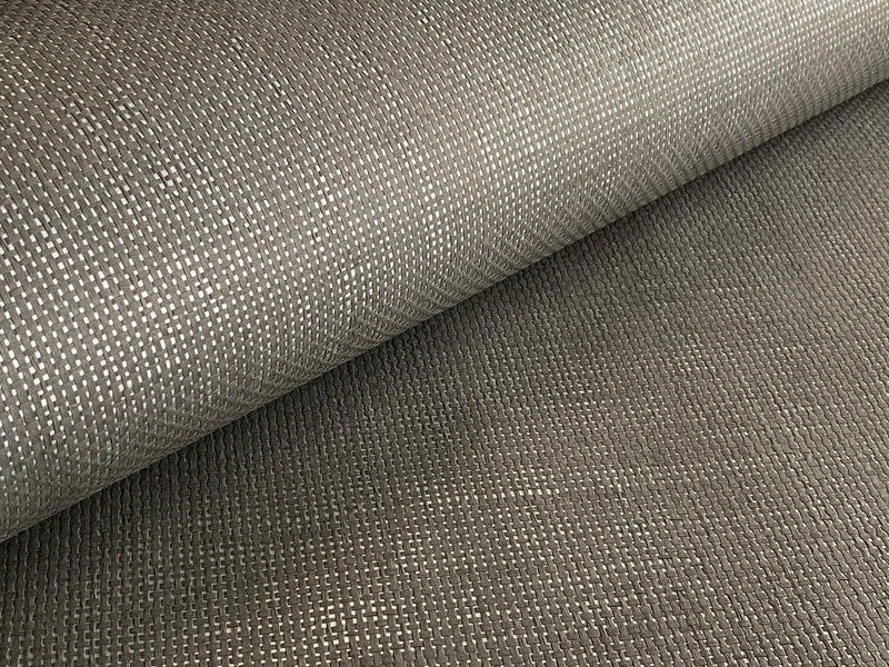 Charcoal & Silver Paperweave Wallpaper