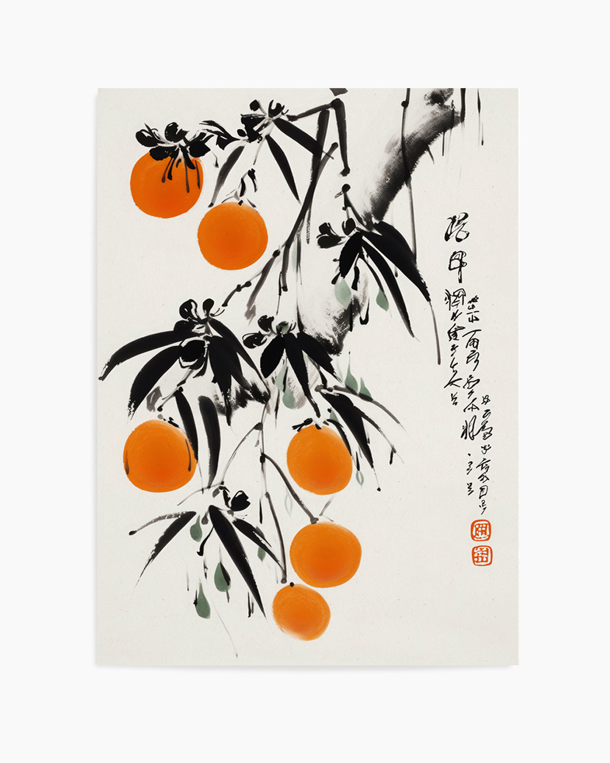 Orange Orchard Elegy by Treechild | Art Print