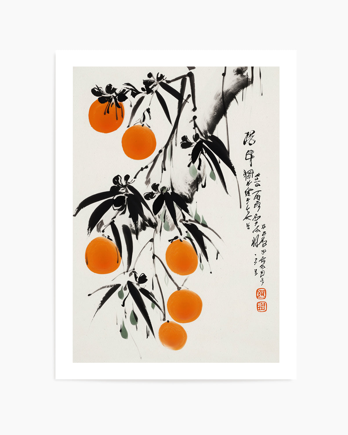 Orange Orchard Elegy by Treechild | Art Print
